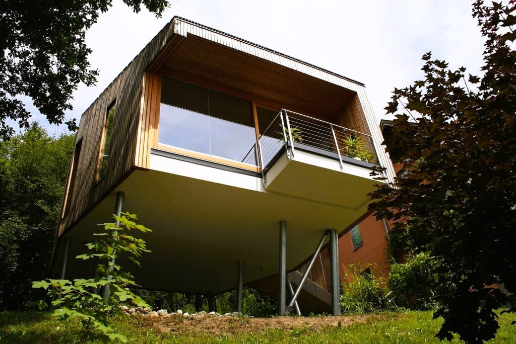 Unusual eco-friendly house